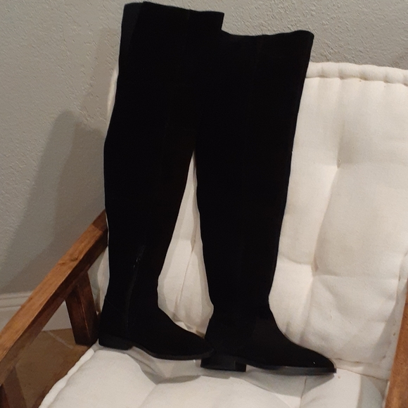 over knee suede boots uk
